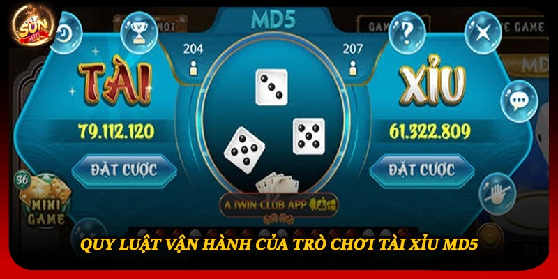 Quy luật vận hành của trò chơi tài xỉu MD5